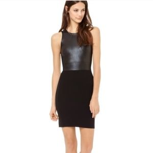 WILFRED FREE | ELIN DRESS | Leather Panel Dress